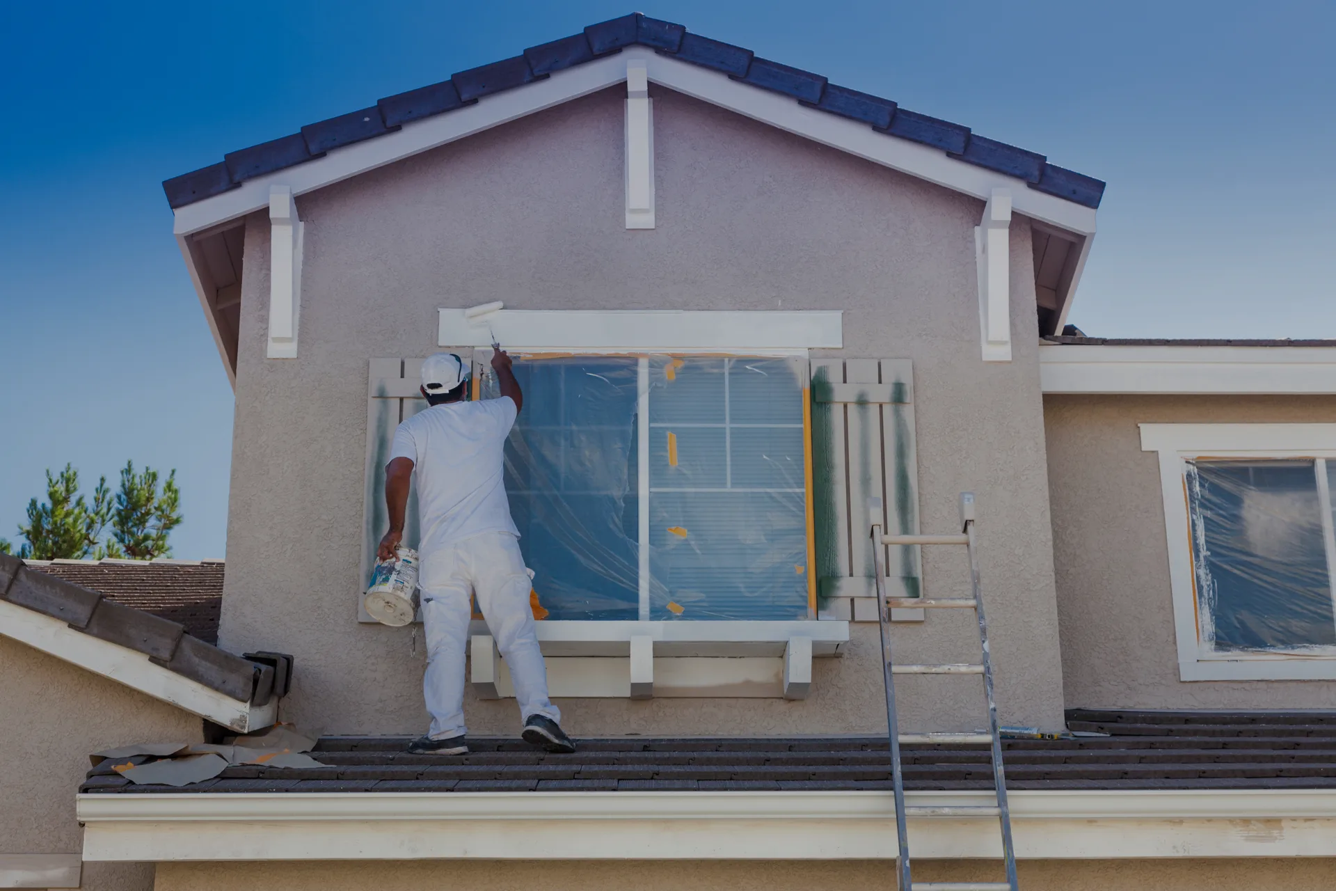 Exterior house painting