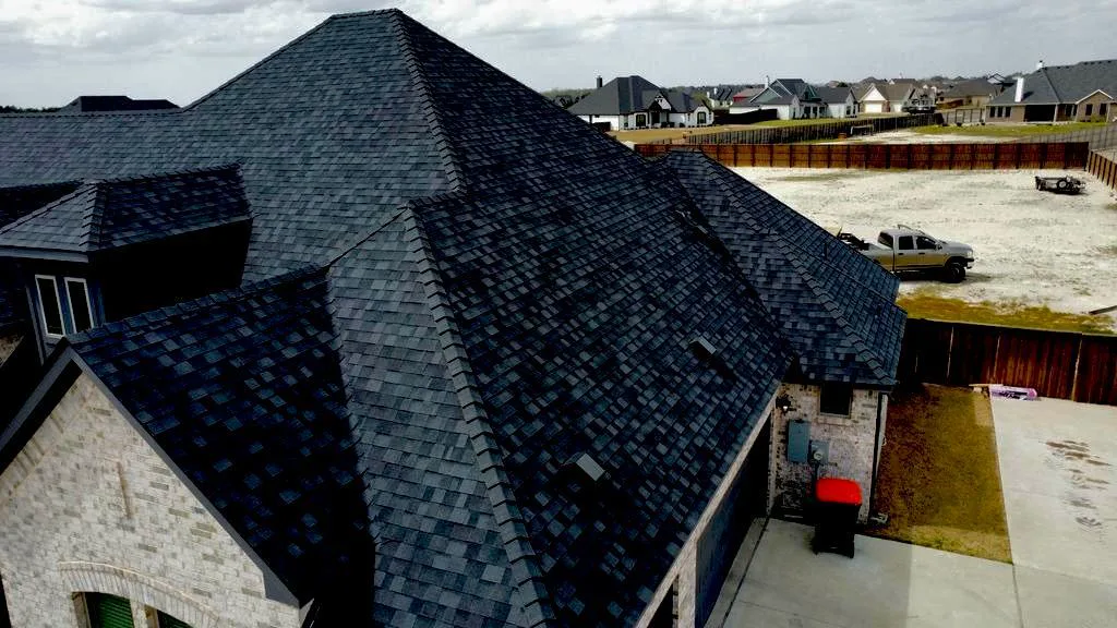 Residential roof replacement on a DFW home